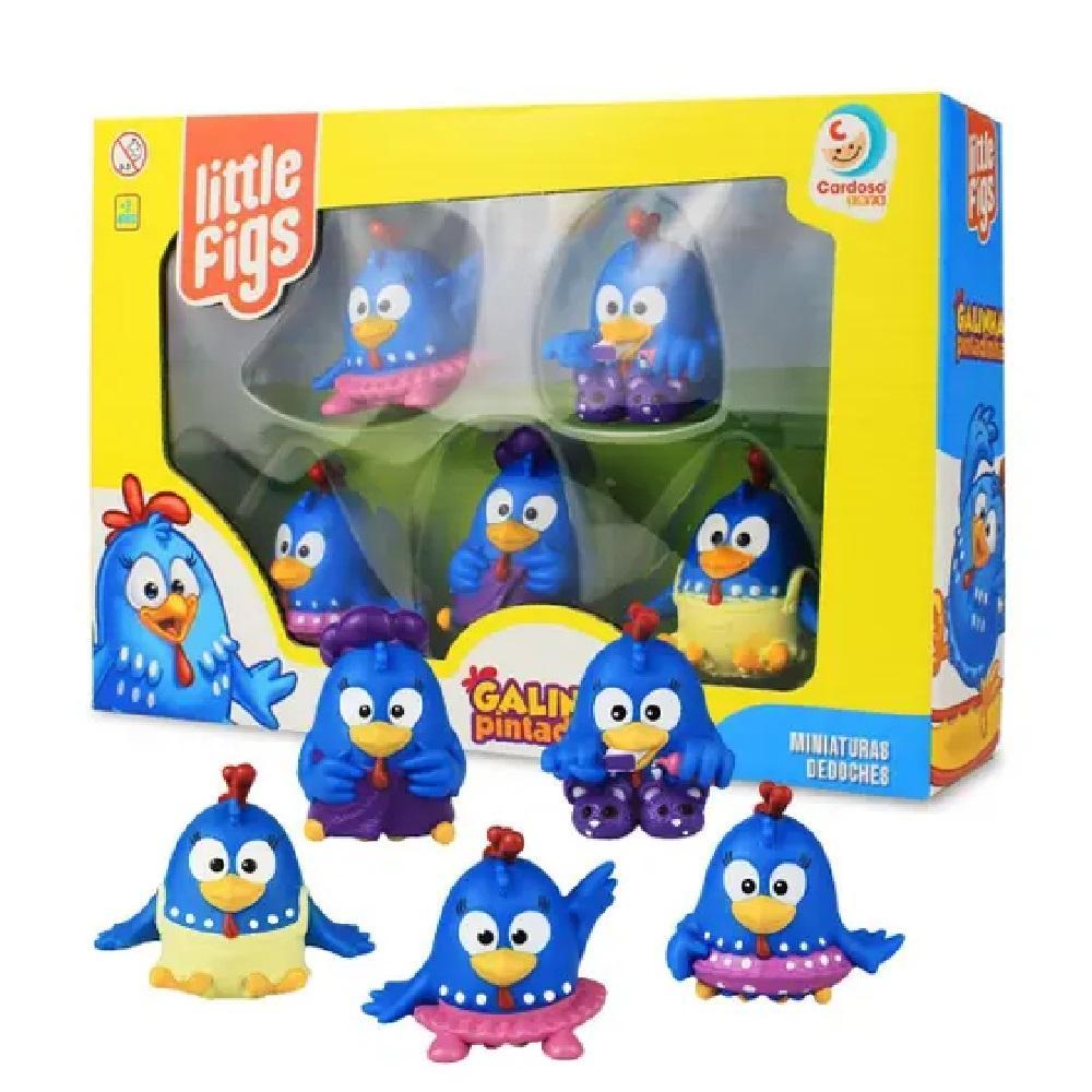 Miniaturas Dedoches Galinha Pintadinha - Cardoso Toys - 1
