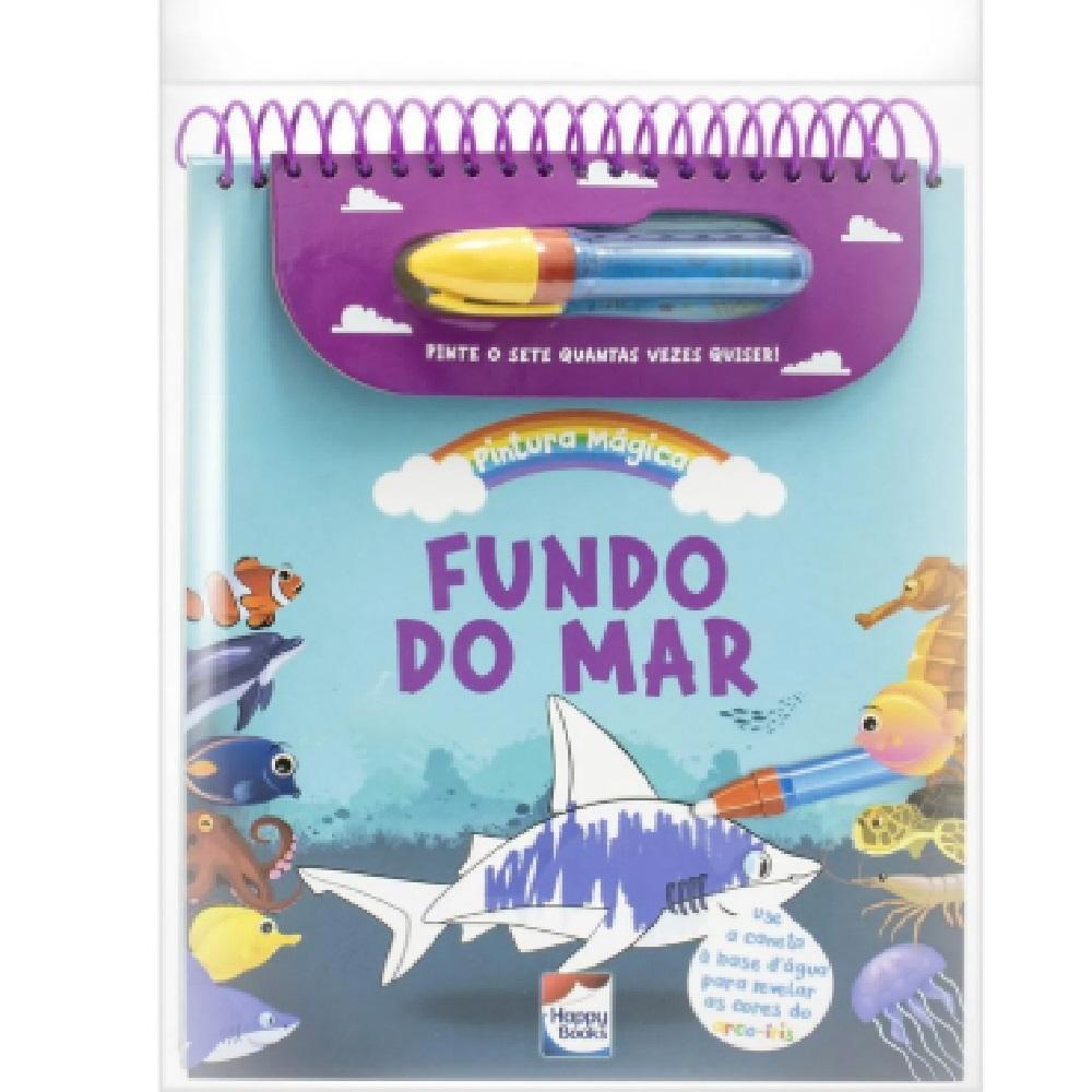 Pintura Mágica No Fundo do Mar - Happy Books - 1