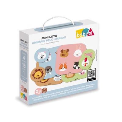 Mini Loto Animais Pelo Mundo - Babebi