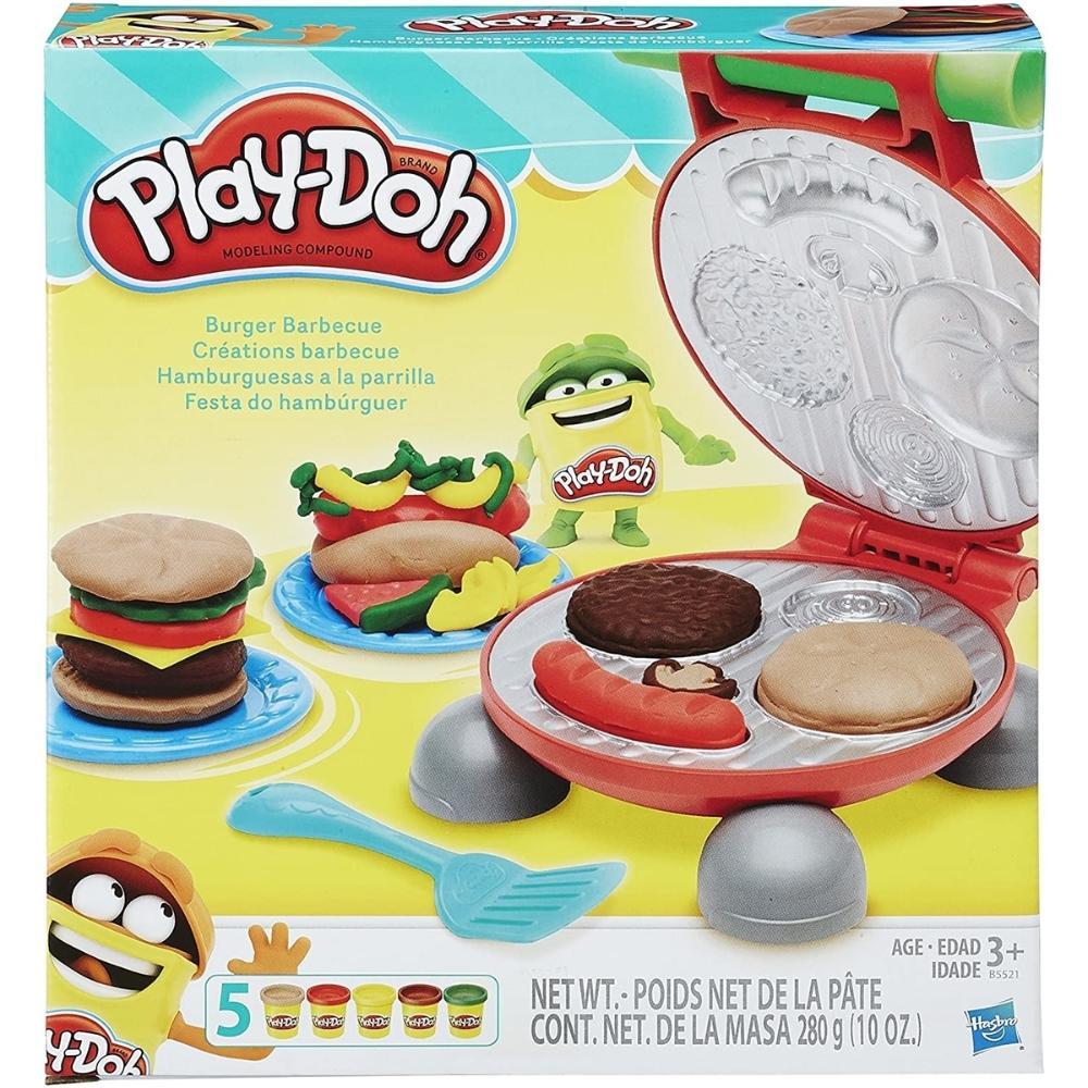 Massinha Play-doh Festa Do Hamburguer 5 Potes - Hasbro - 1
