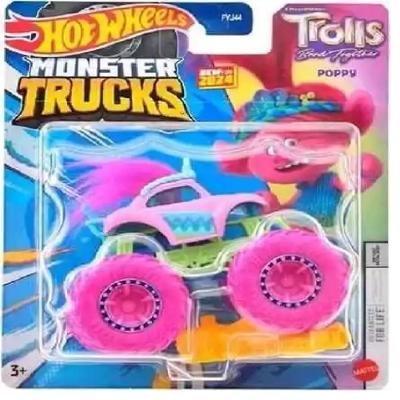 Hot Wheels Monster Trucks Trolls Poppy - HKM46 - Mattel 