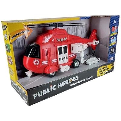 Helicóptero de Resgate com luz e som - Shiny Toys