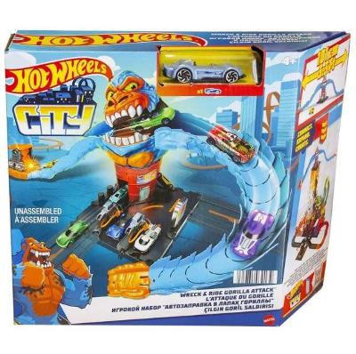 Hot Wheels City Pista Ataque do Gorila - HDR30 - Mattel