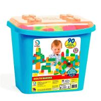 Baby Land Block Box 90 Blocos De Montar Menino - Cardoso - 2