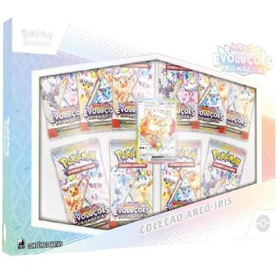 Box Pokémon Evoluções Prismáticas EV Coleção Arco-Íris-Copag