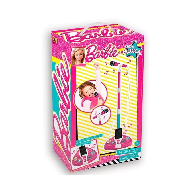 Barbie Microfone Karaoke Fabuloso - Intek - 5