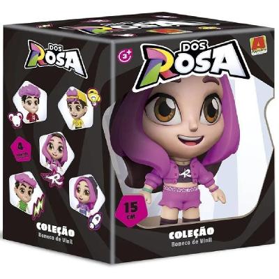 Boneca de Vinil Emily Vick Dos Rosa 15 cm - Algazarra
