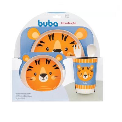 Kit Bebê refeição Tigre de Bambu - Buba