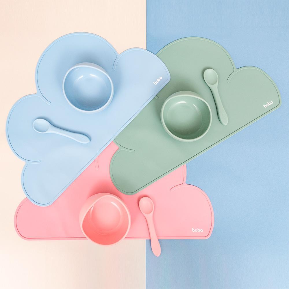 Jogo Americano em Silicone Infantil - Rosa - Buba - 3