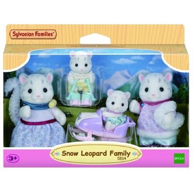 Sylvanian Families Família dos Leopardos da Neve - Epoch