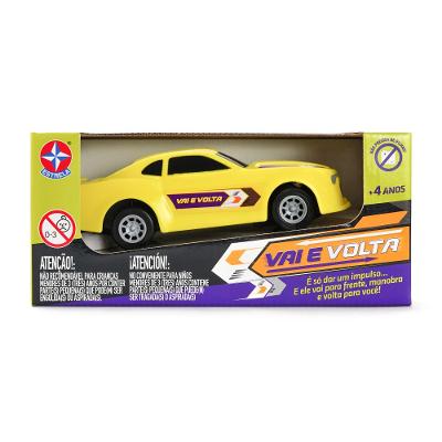 Carrinho - Vai e Volta - Amarelo - Estrela