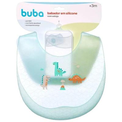 Babador Pega Migalhas Em Silicone Dino - Buba