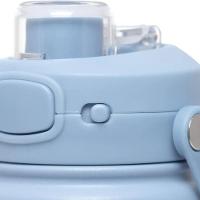 Copo Térmico Inox Parede Dupla 350ml Azul - Buba - 3