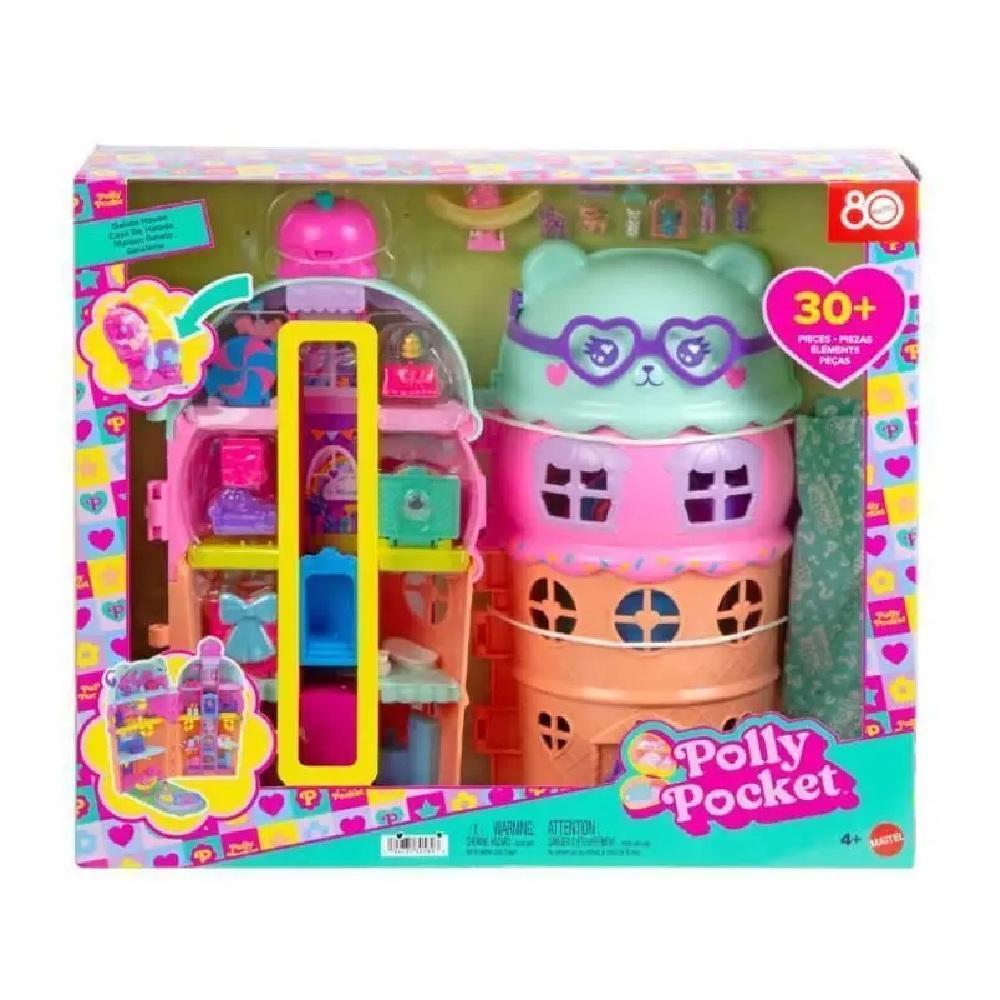 Conjunto Polly Pocket Casa De Sorvete - JFT91 - Mattel - 1