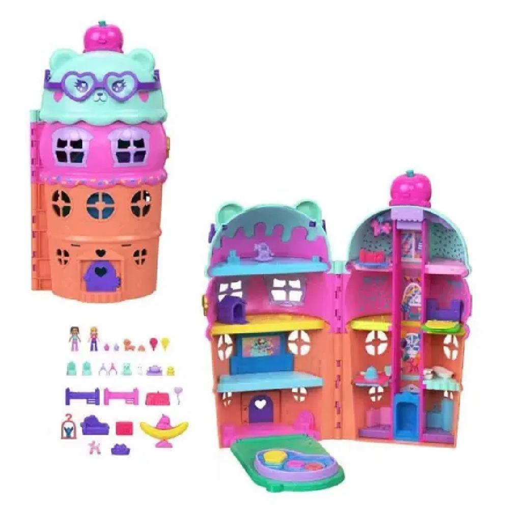 Conjunto Polly Pocket Casa De Sorvete - JFT91 - Mattel - 3