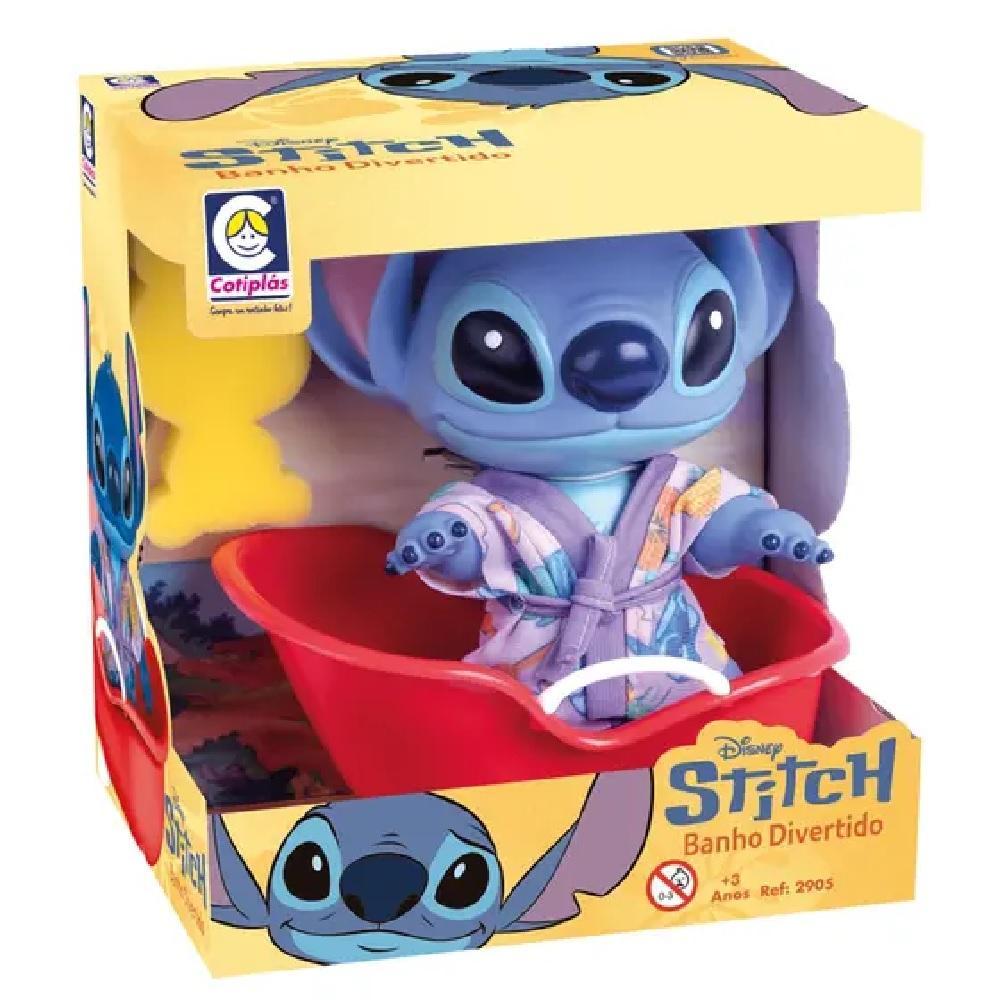 Brinquedo Boneco Stitch Banho Divertido - Cotiplás - 1