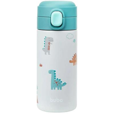 Copo Térmico Parede Dupla Magic Dino 320ml Verde - Buba