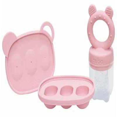 Kit Porta-Frutinhas e Forminha Rosa - Buba