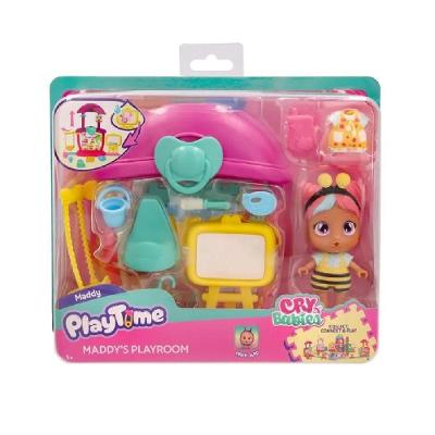 Boneca Cry Babies Playtime Brinquedoteca Da Maddy- Multikids