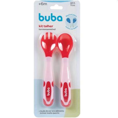 Kit Talher Termossensível - Rosa - Buba