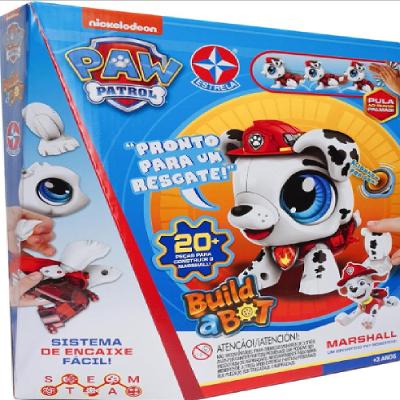 Build a Bot Patrulha Canina Robô Marshall - Estrela