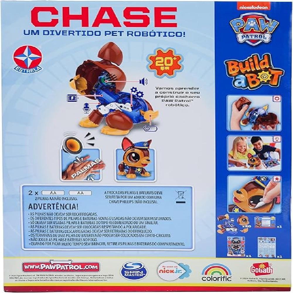 Build a Bot Patrulha Canina Robô Chase - Estrela - 5