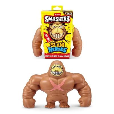 Smashers Boneco Elástico Heróis Marrom - Fun