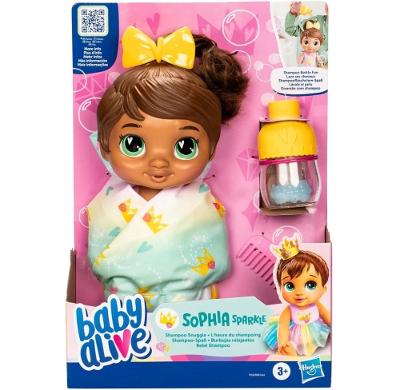 Boneca Baby Alive Bebê Shampoo Morena - F9120 - Hasbro