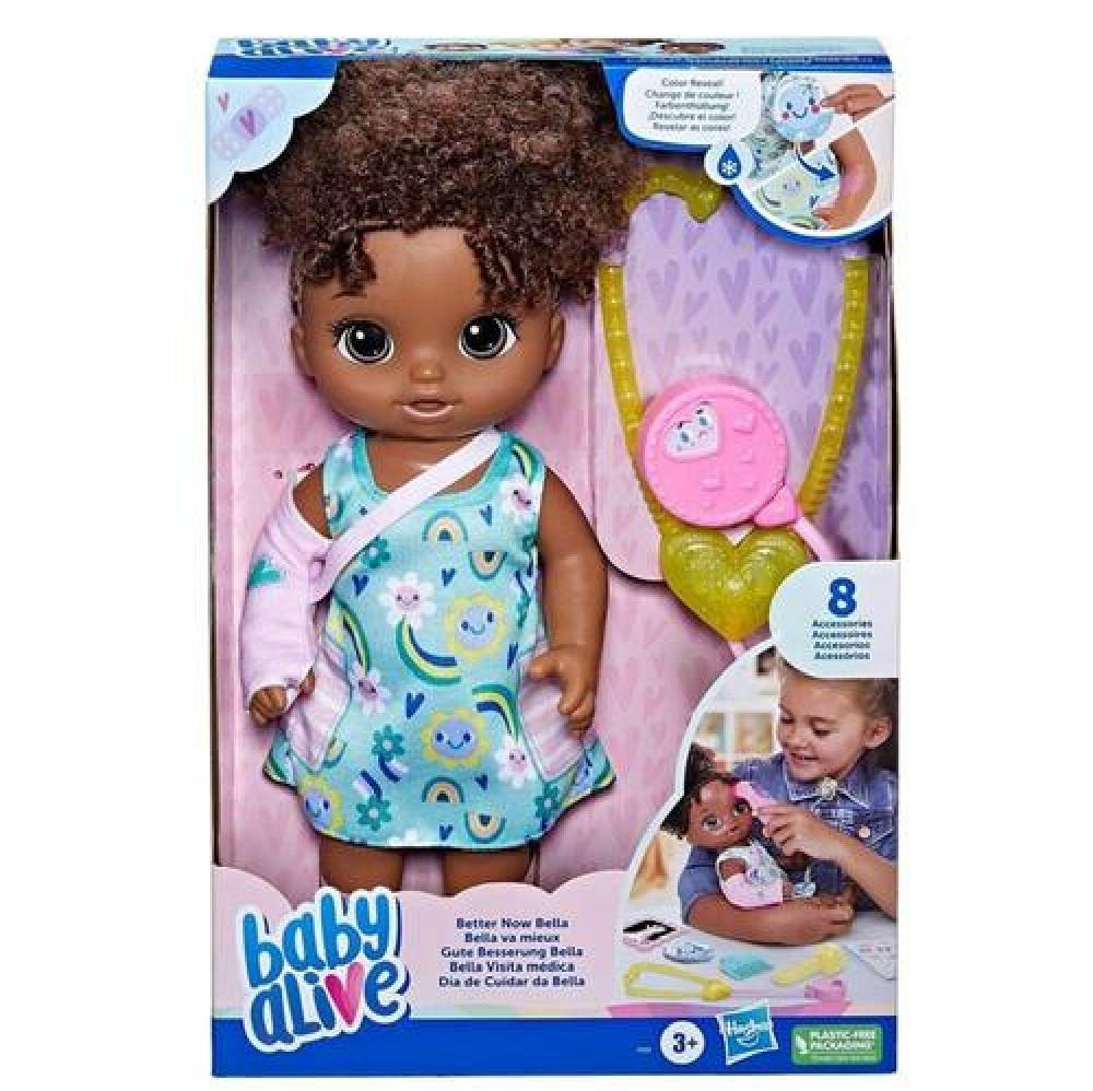 Boneca Baby Alive Bella Negra Hora da Consulta -F7537-Hasbro - 1