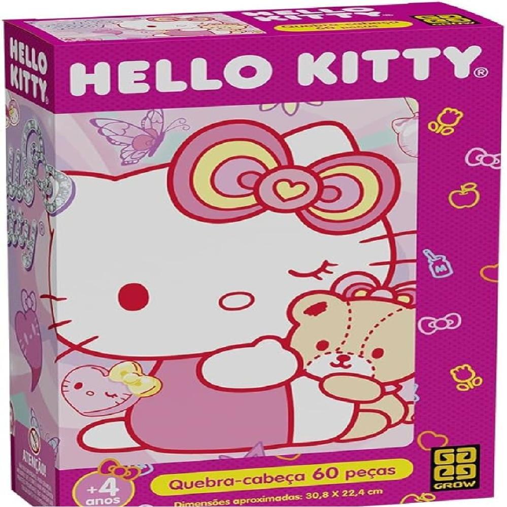 Quebra-cabeça 60 peças Hello Kitty Brilhante - Grow - 1