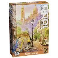 Quebra-cabeça 1000 peças Charme Parisiense - Grow - 1
