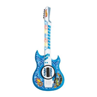 Super Guitarra Turbo Hot Whells Azul - Fun