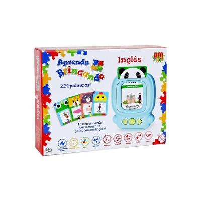 Jogo Aprenda Brincando - Inglês - 224 palavras - DM Toys