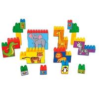 Blocos de Montar Zoológico - 48 Peças – GGB Brinquedos - 2
