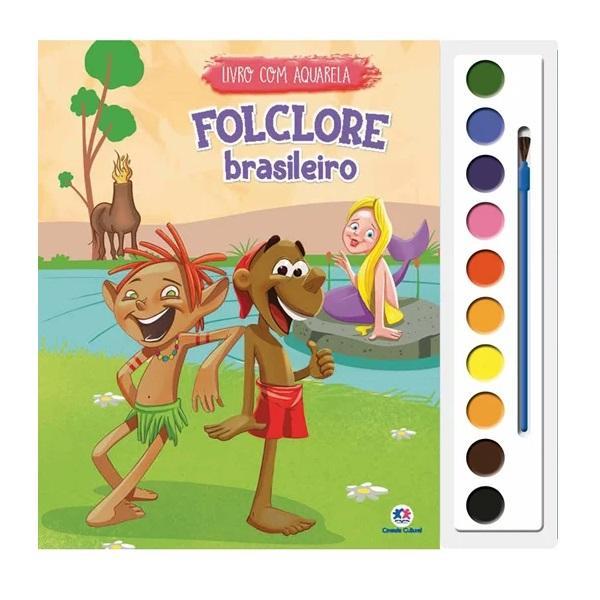 Livro Aquarela - Folclore brasileiro - Ciranda Cultural - 1