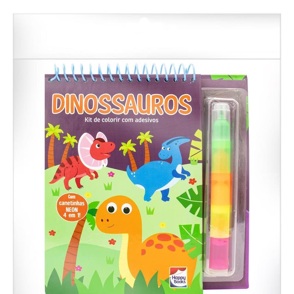 Livrinho 4 em 1 Dinossauros - Happy Books - 1