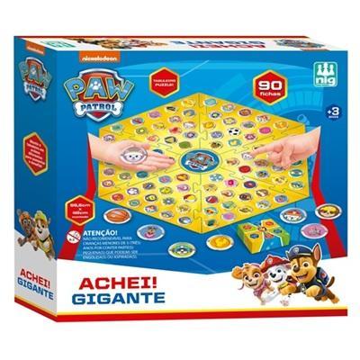 Jogo Achei! Gigante - Patrulha Canina - Nig Brinquedos