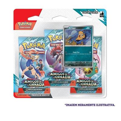 Jogo de Cartas - Pokémon - EV9 - Blister Triplo - Copag