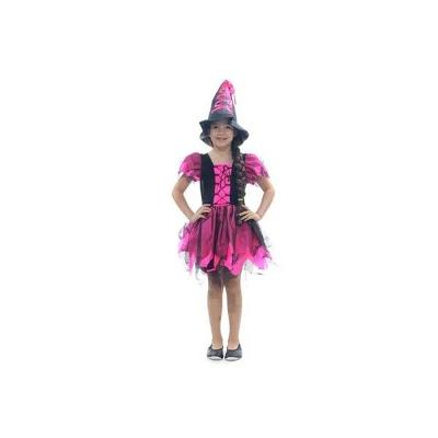 Fantasia Bruxa Encantada Rosa Luxo P - Abrakadabra