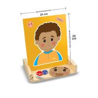 Jogo Infantil Magnético - Quadro das Emoções - Nig  - 2