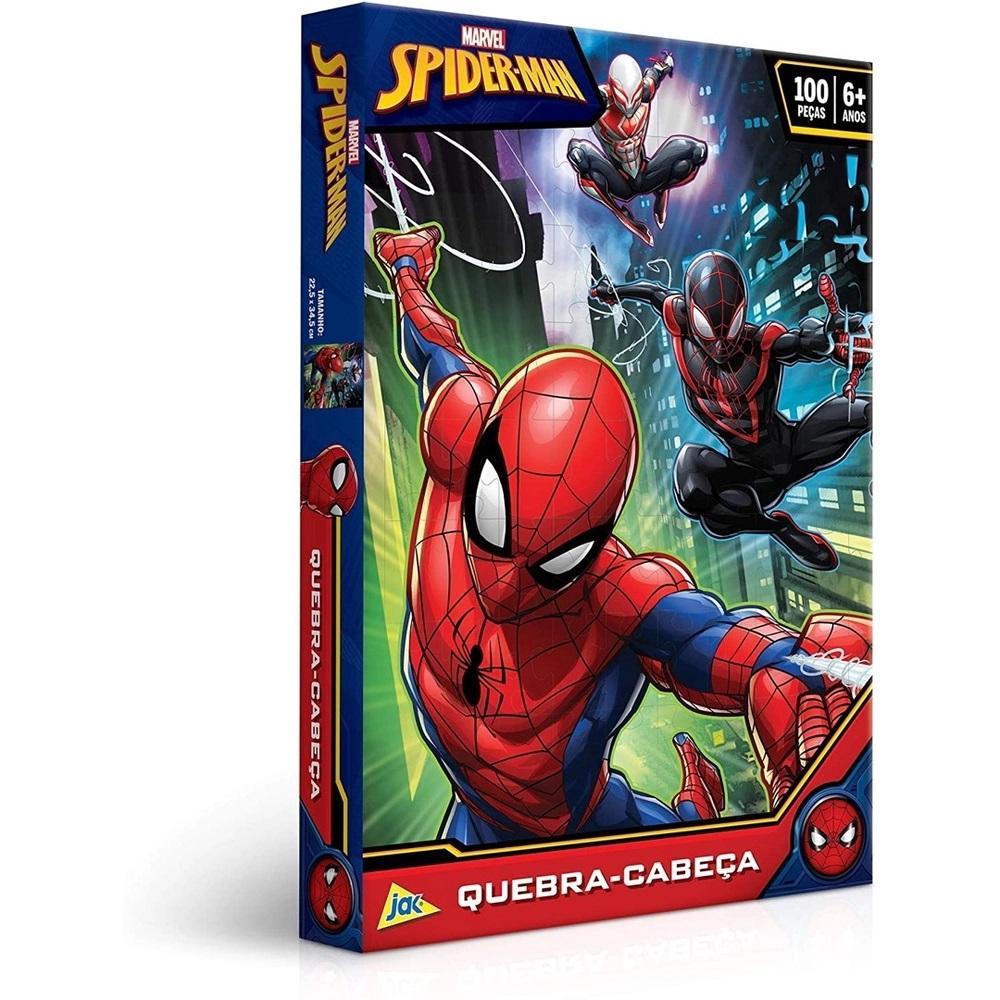 Quebra-Cabeça Spider Man 100 peças - Toyster - 1