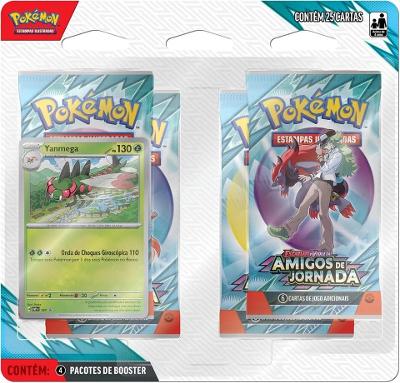 Pokémon Amigos de Jornada - EV9 - Blister Quádruplo - Copag