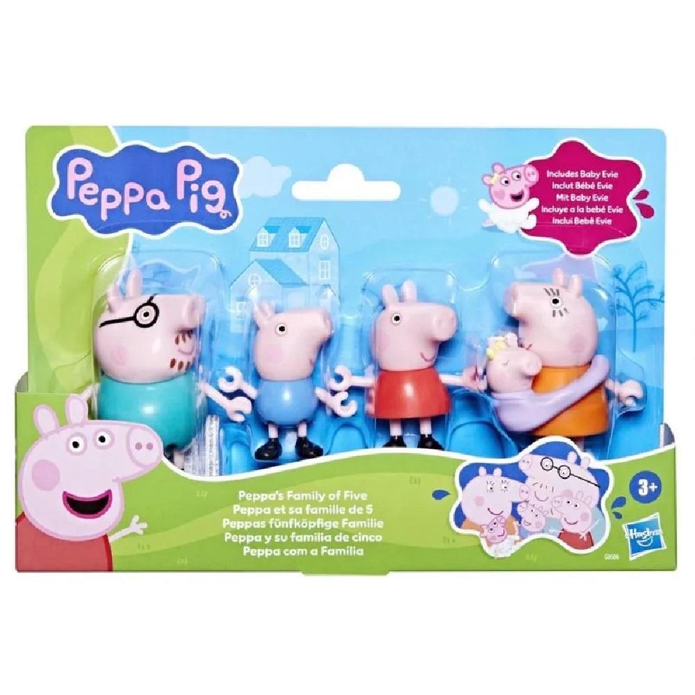Peppa Pig com a Familia Pack 5 Figuras - G0506 - Hasbro  - 1