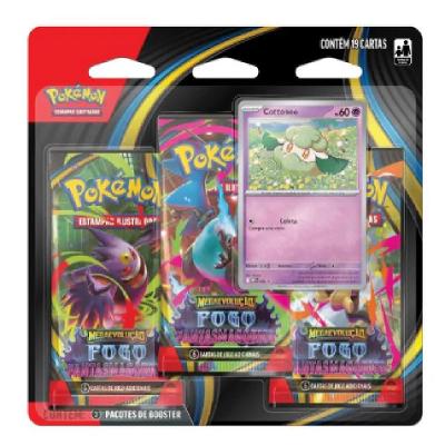 Jogo De Cartas Pokémon ME02 Blister Triplo - Copag