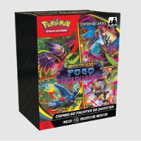 Combo de Booster Pokémon ME02 Fogo Fantasmagórico - Copag - 1
