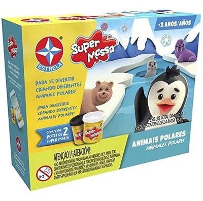 Livro Animais Polares com Massa Estrela - Estrela