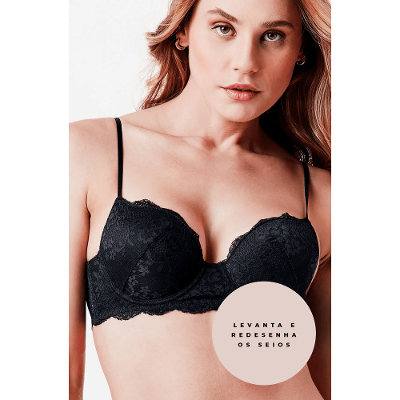 Sutiã Balconet Renda Basic Me