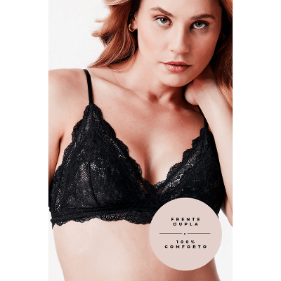 Sutiã Lenço Renda Basic Me