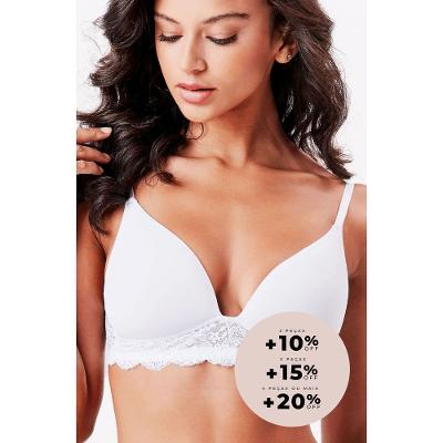 Sutiã Com Bojo Neckline Renda Basic Me
