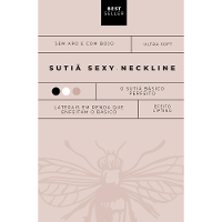 Sutiã Com Bojo Neckline Renda Basic Me - 8